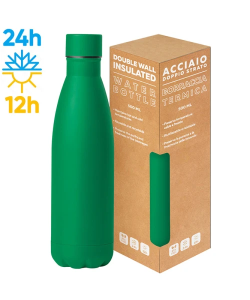 Steel Mat Bottle Flat – Borraccia Termica 500ml