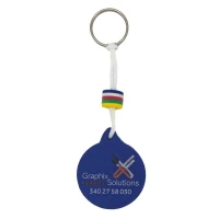 Portachiavi gallegiante - Tondo