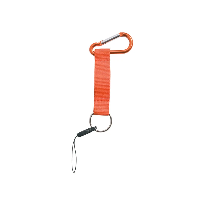 Portachiavi fascia con moschettone