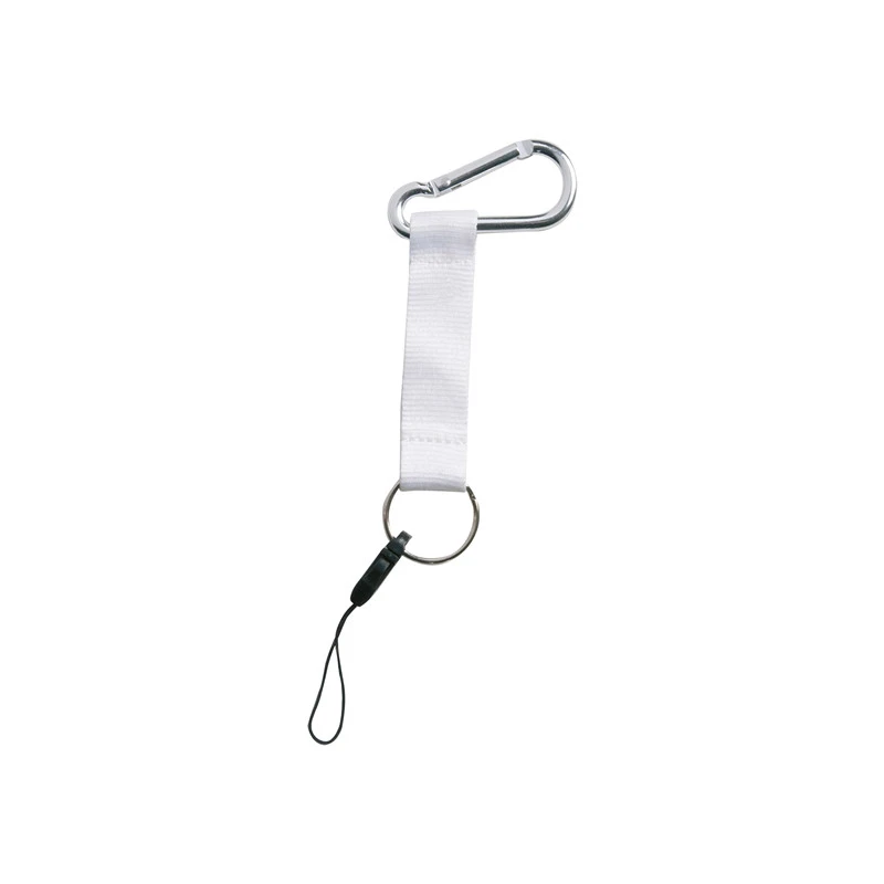 Portachiavi fascia con moschettone