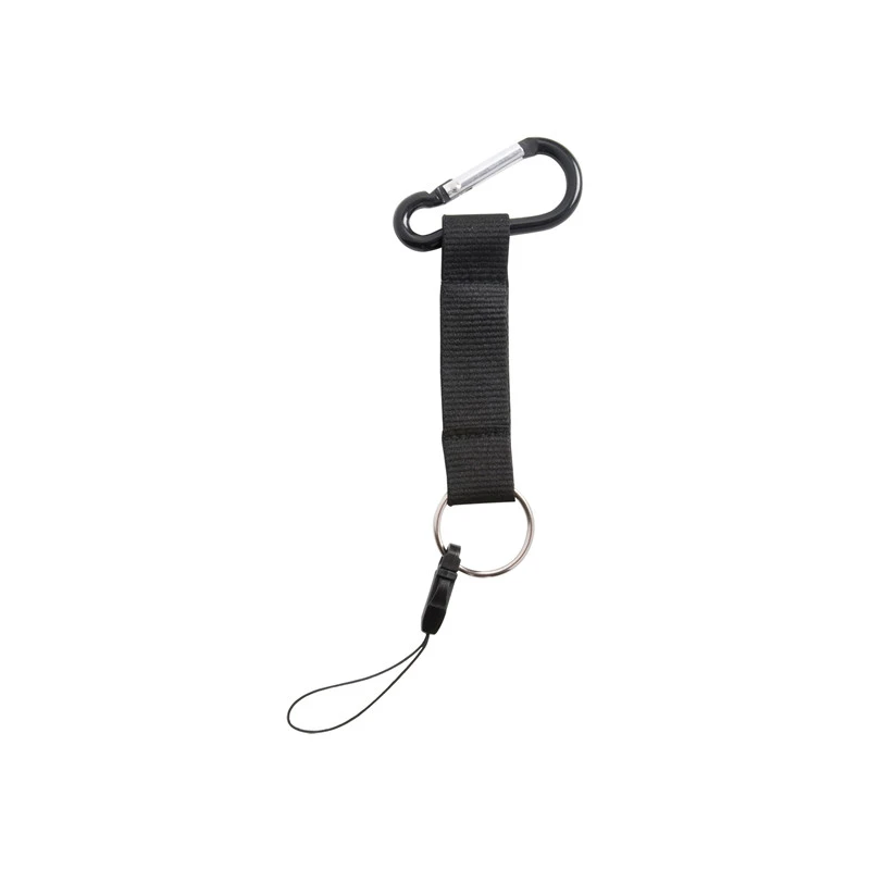 Portachiavi fascia con moschettone