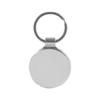 Portachiavi in Bamboo e Metallo - Tondo