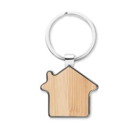 Portachiavi in Bamboo e Metallo - Casa