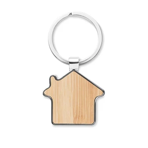 Portachiavi in Bamboo e Metallo - Casa