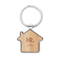 Portachiavi in Bamboo e Metallo - Casa